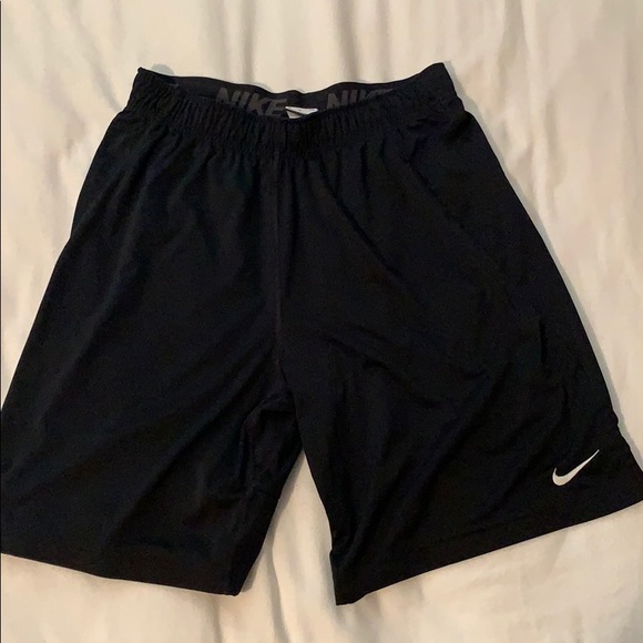 mens black dri fit shorts